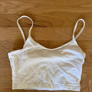 TNA white crop top